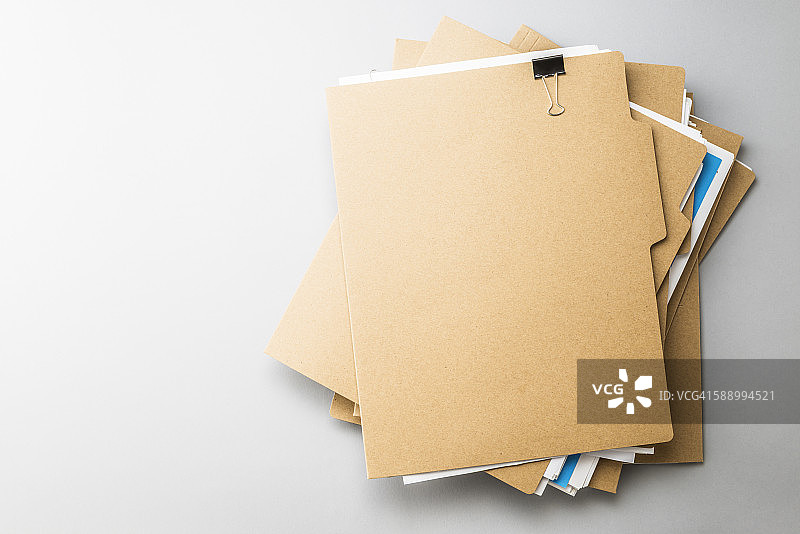 堆叠的文件图片素材