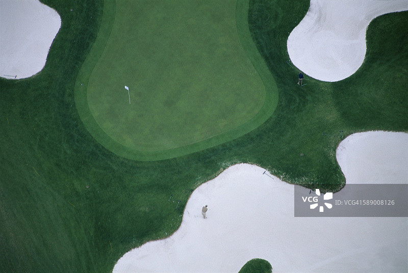 高尔夫球场绿地图片素材