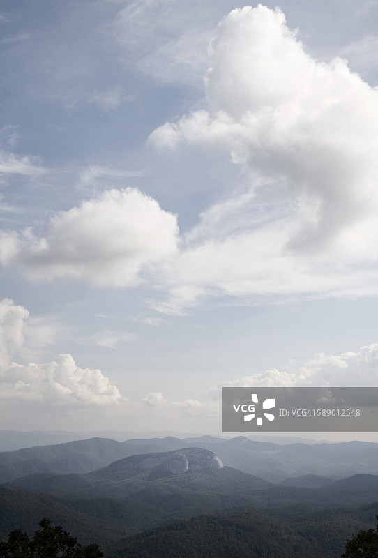 皮斯加国家森林的观景岩图片素材