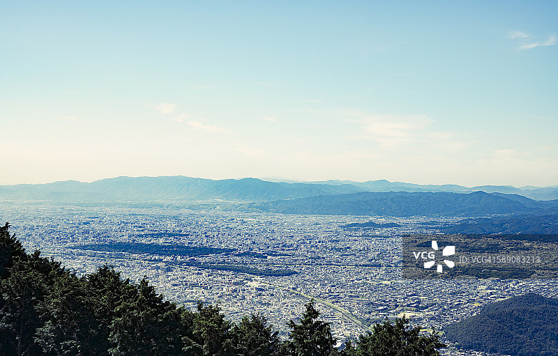 日本滋贺县比睿山风光图片素材