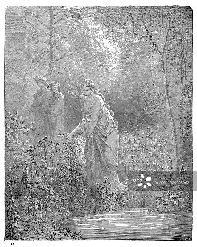 人间天堂花园 1870图片素材