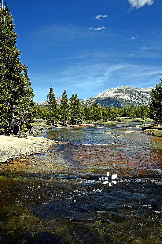 图奥勒米河双桥段图片素材