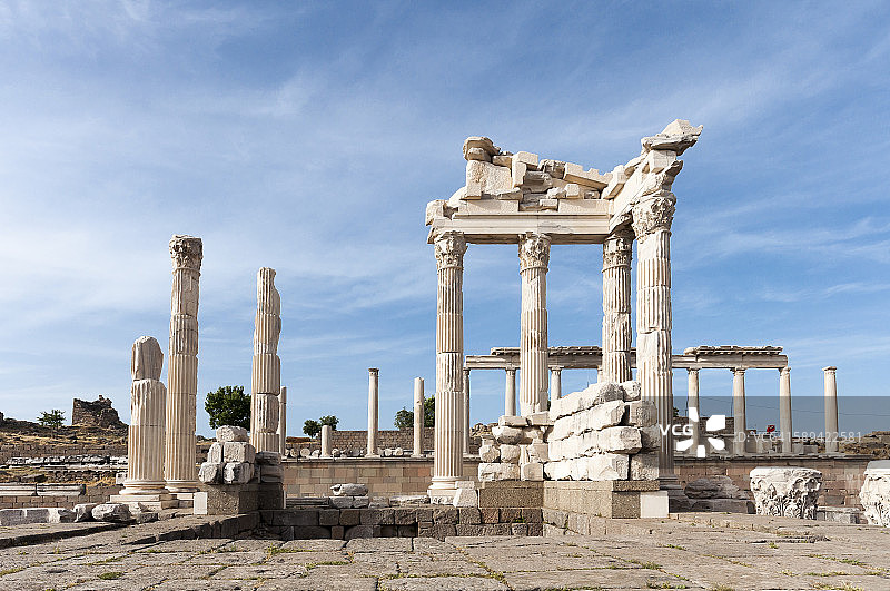 佩加蒙的图拉真神庙图片素材