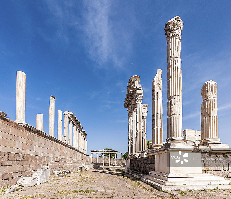 特拉扬神庙，贝加马图片素材