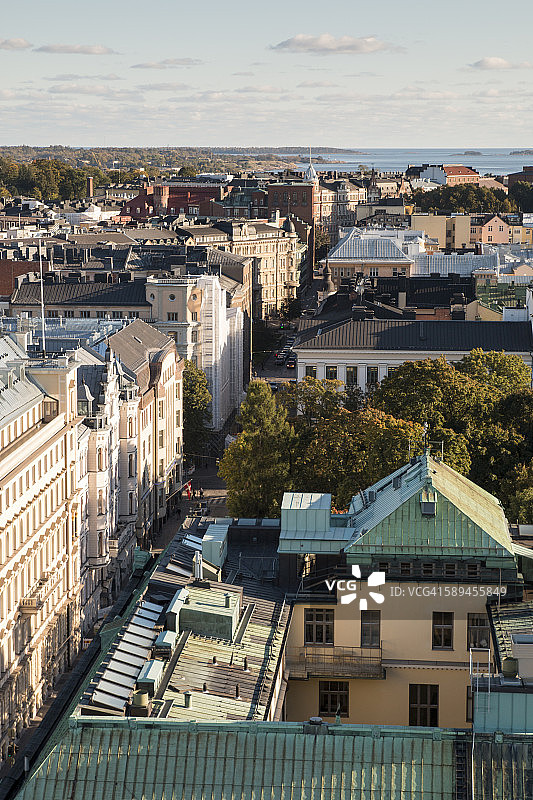 赫尔辛基天际线图片素材