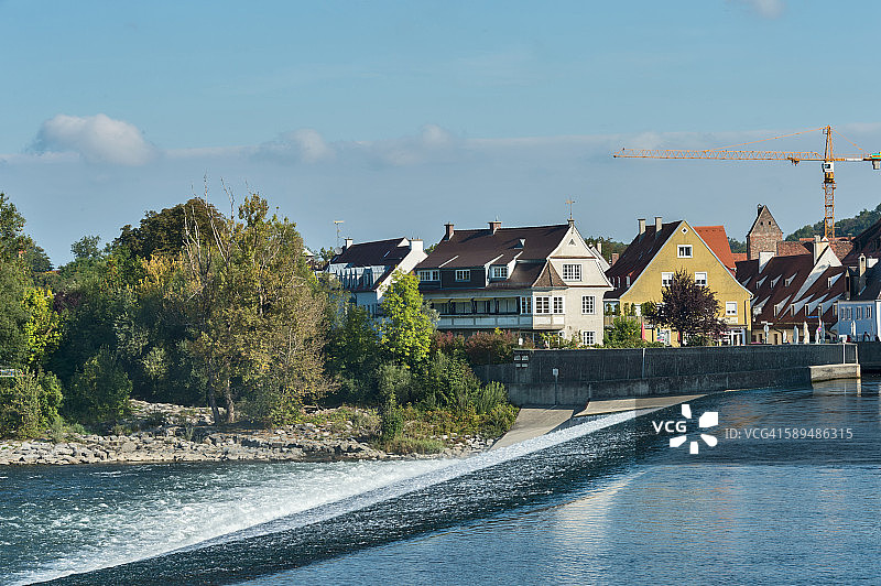 莱希河畔兰茨贝格图片素材