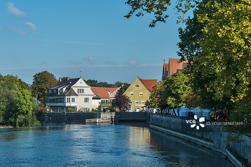 莱希河畔兰茨贝格图片素材