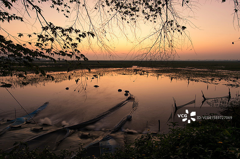 泰国武里南府自然保护区的湿地图片素材