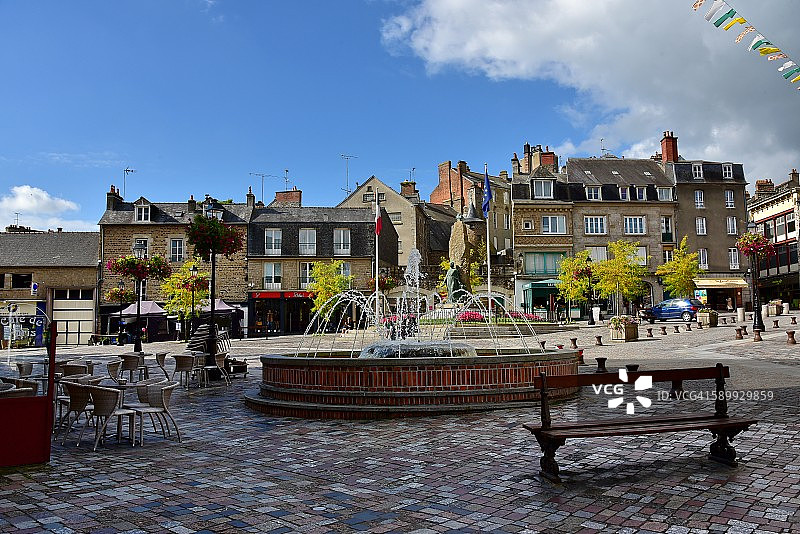 法国布列塔尼的富热尔市图片素材