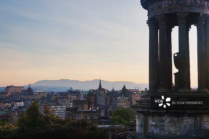 爱丁堡天际线图片素材