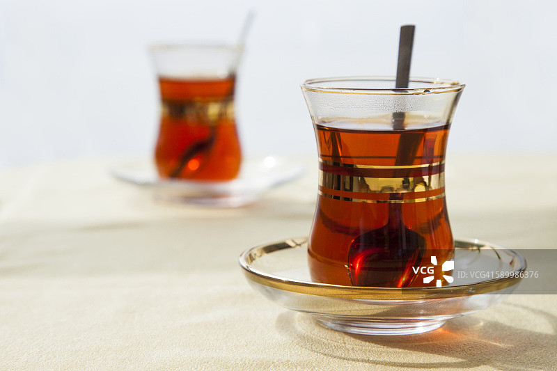 传统阿拉伯茶图片素材