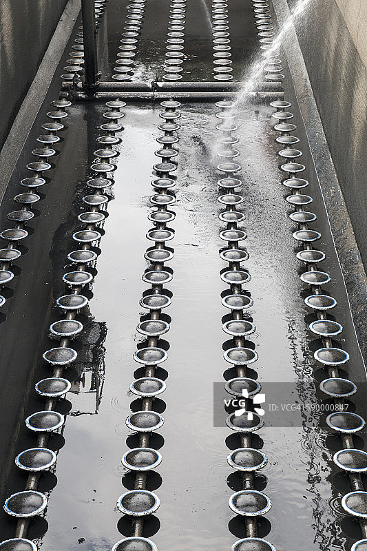 清洗废水处理池曝气机图片素材