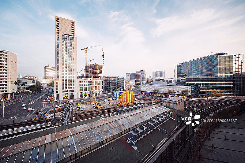 柏林西部城市风光图片素材