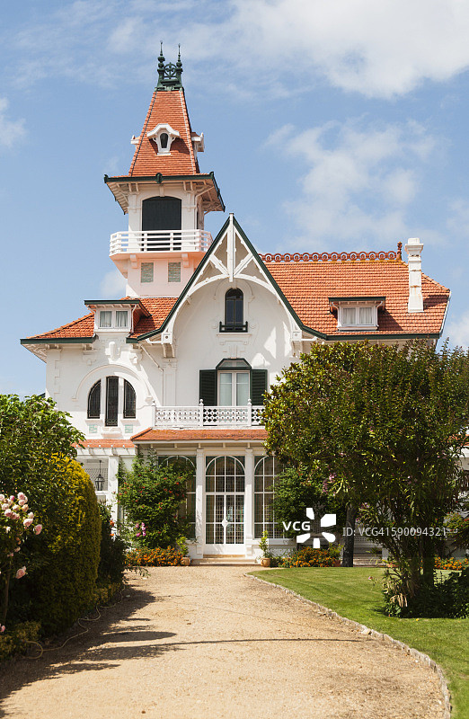 冬日之城别墅图片素材