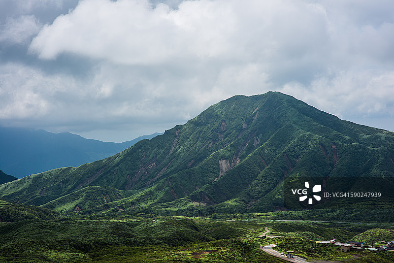 阿苏火山口图片素材
