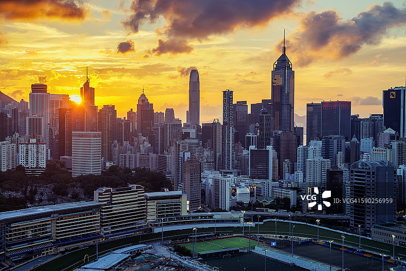 快乐谷的日落图片素材