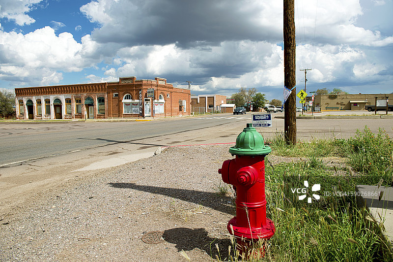美国新墨西哥州马格达莱纳街景图片素材