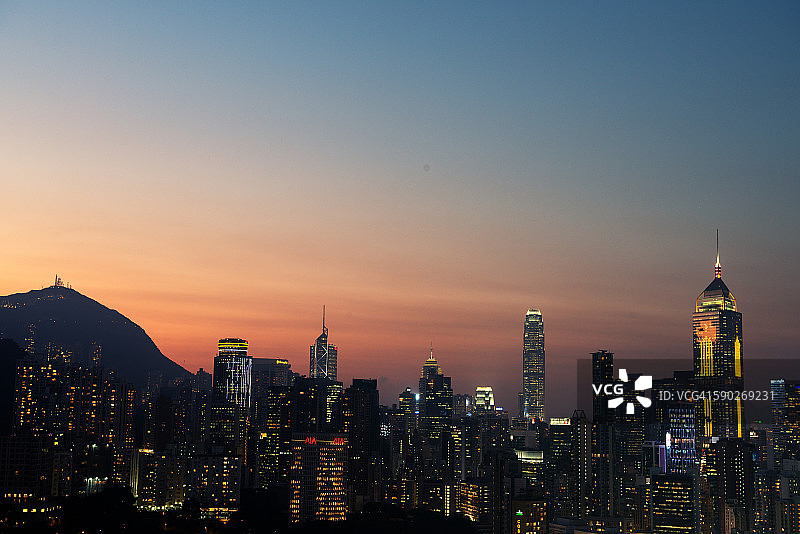 香港绚丽的夜晚图片素材