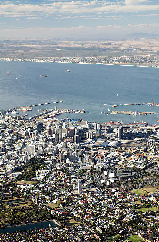 从桌山看开普敦图片素材