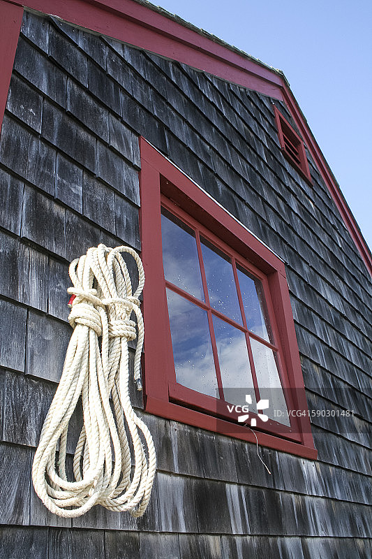 建筑和绳索图片素材