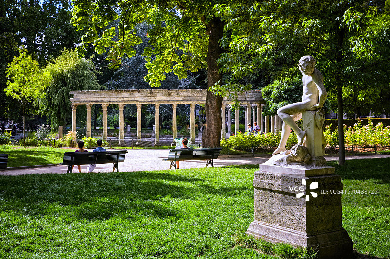 法国巴黎蒙索公园图片素材
