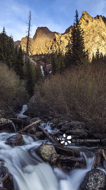科罗拉多州柳树湖步道沿线图片素材