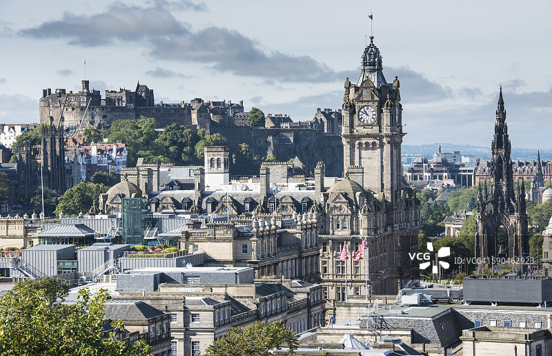 爱丁堡城市风光图片素材