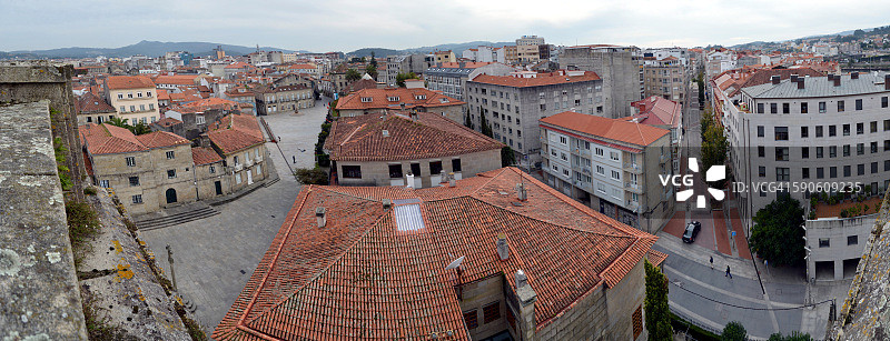 蓬特韦德拉全景图片素材