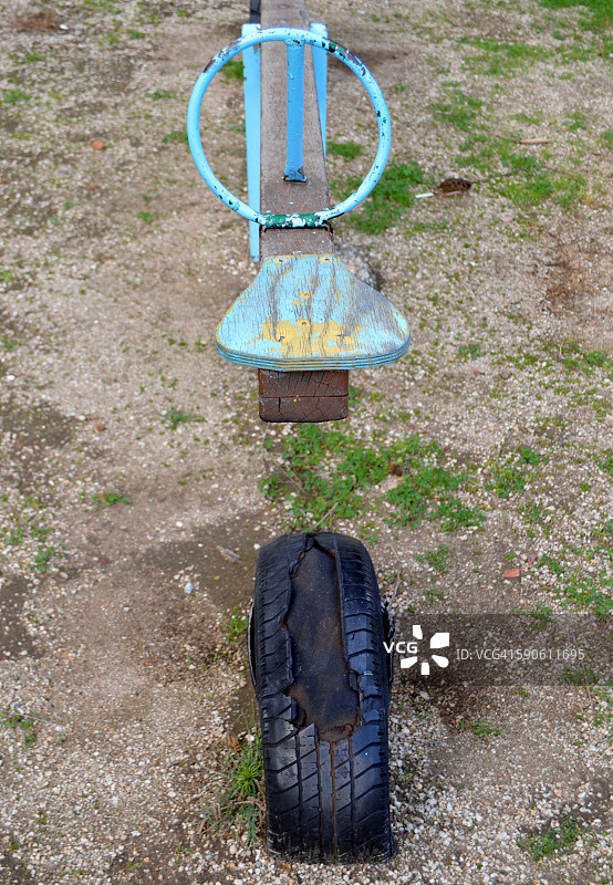 气动装置停止跷跷板图片素材