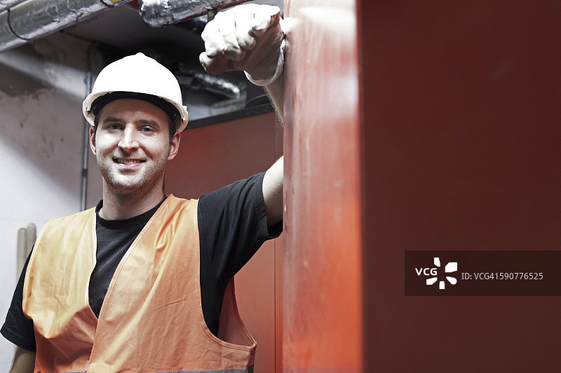 暖气工程师肖像图片素材