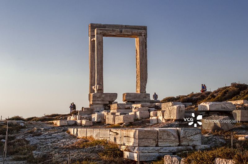纳克索斯岛波塔拉图片素材