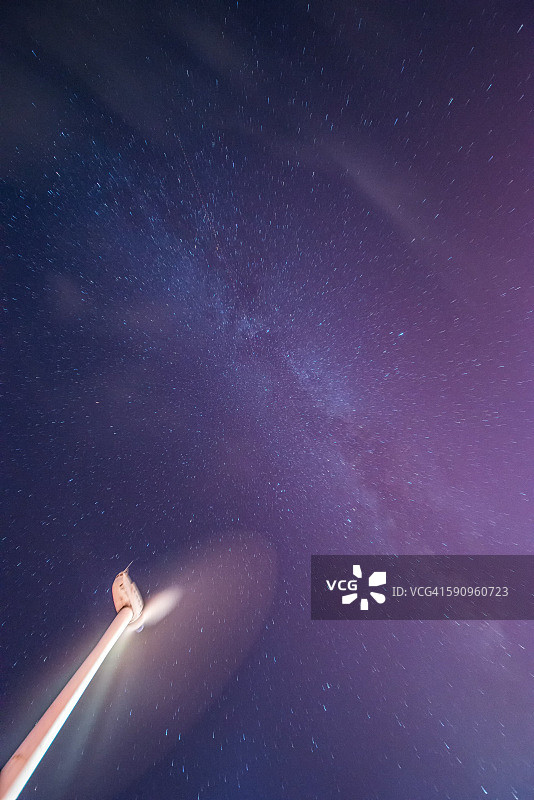 带风向标的星系图片素材