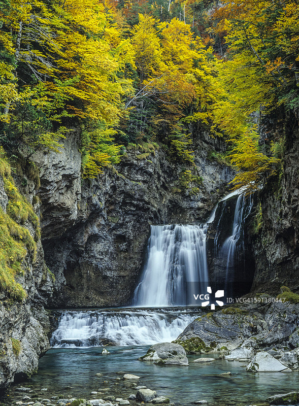 奥尔德萨国家公园阿拉萨斯河瀑布图片素材