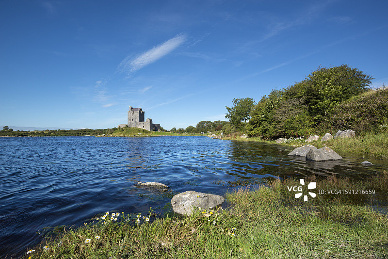 爱尔兰戈尔韦郡金瓦拉的邓圭尔城堡图片素材