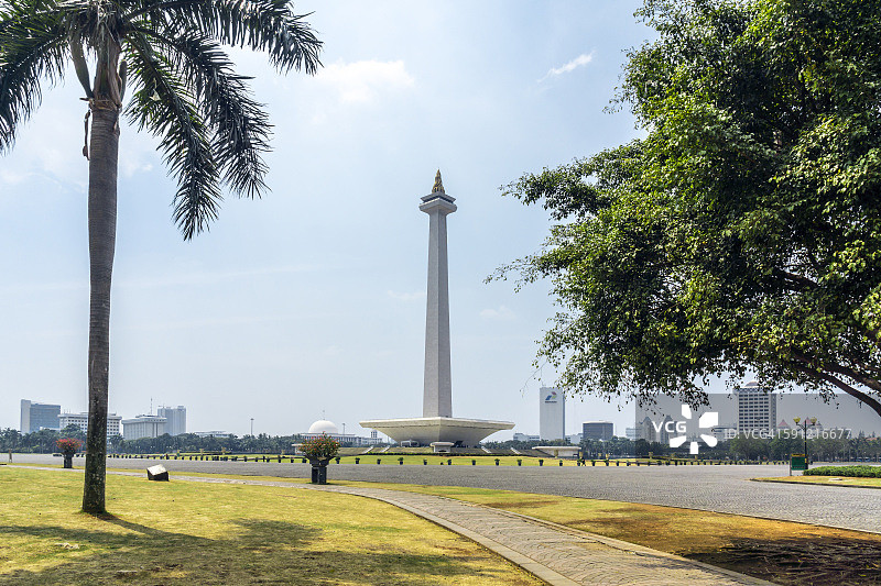 印度尼西亚雅加达独立广场国家纪念碑图片素材