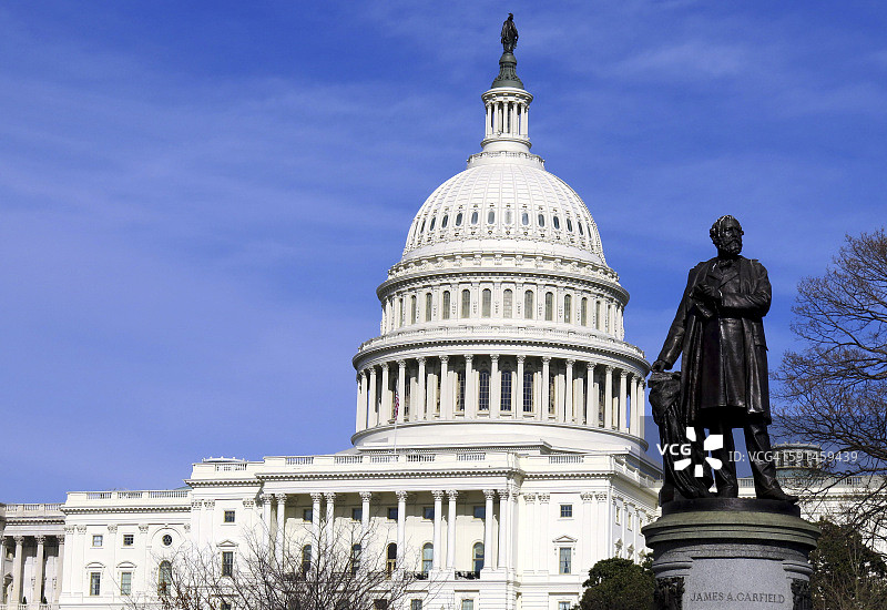 美国国会大厦，国会山，华盛顿特区图片素材