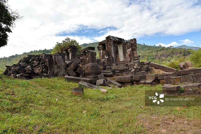 占巴塞老挝宏囊西达寺图片素材