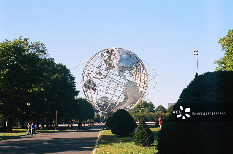 纽约世界博览会的环球体图片素材