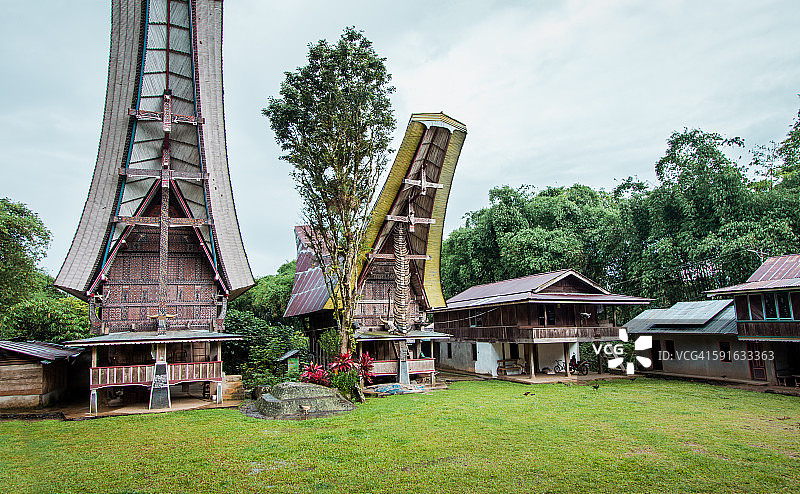 苏拉威西托拉雅村庄图片素材