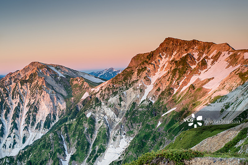 白马岳的清晨图片素材