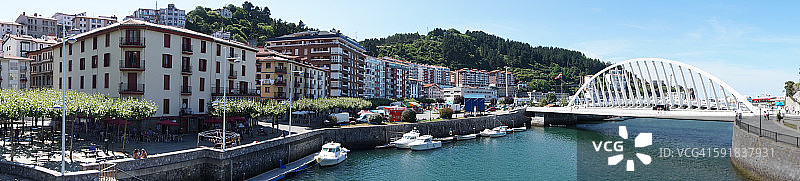 西班牙翁达罗亚和卡拉特拉瓦全景图片素材