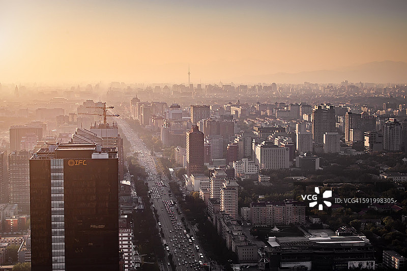 北京长安街图片素材