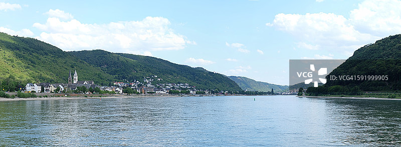 德国博帕德风景全景图片素材