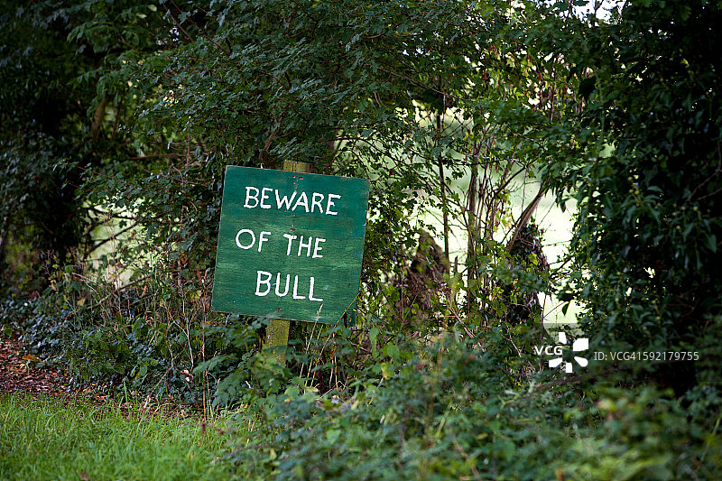 小心公牛标志图片素材