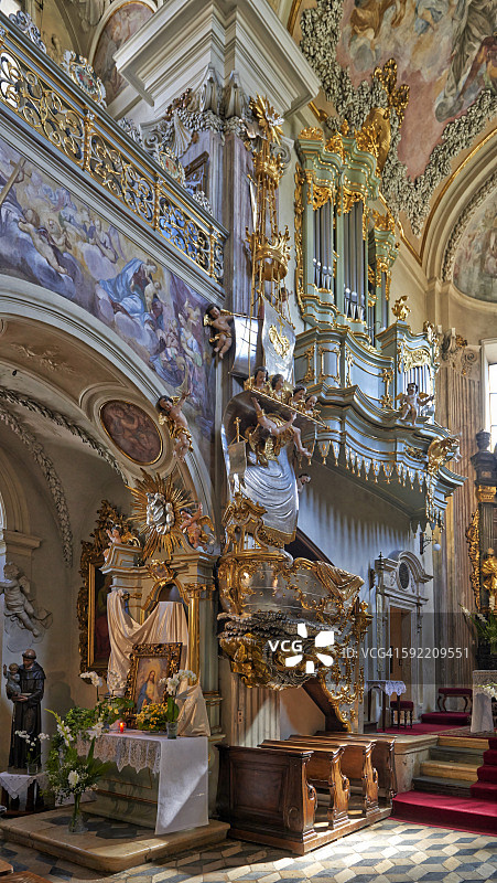 圣安德鲁教堂内部照片图片素材
