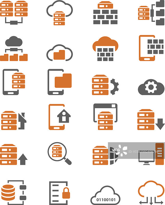 数据库图标集图片素材
