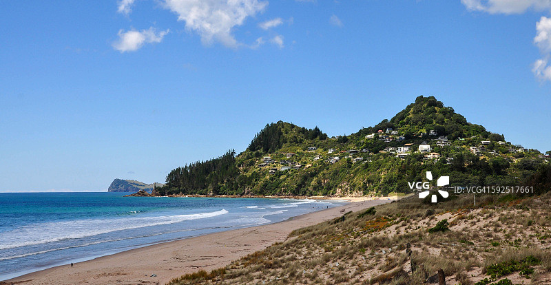 新西兰海滩景观图片素材