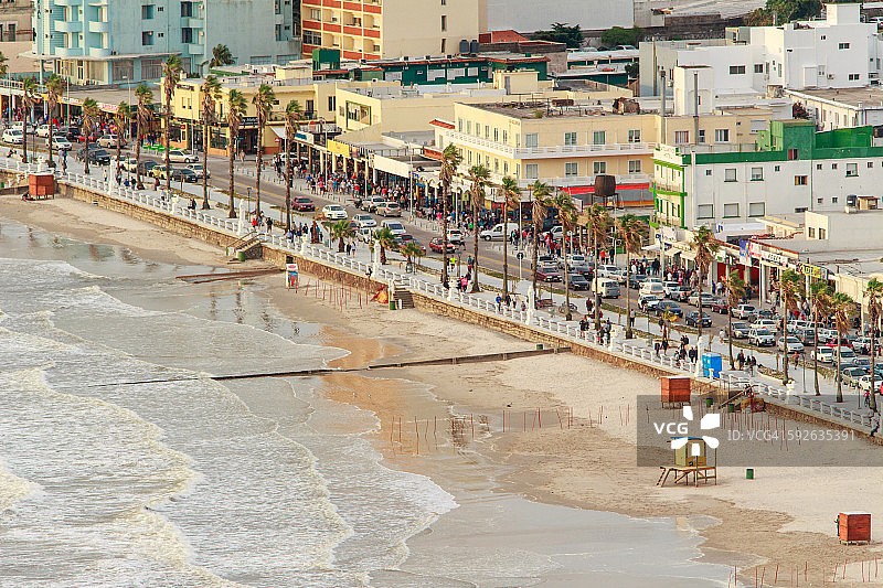 乌拉圭皮里亚波利斯海滩和市中心景色图片素材