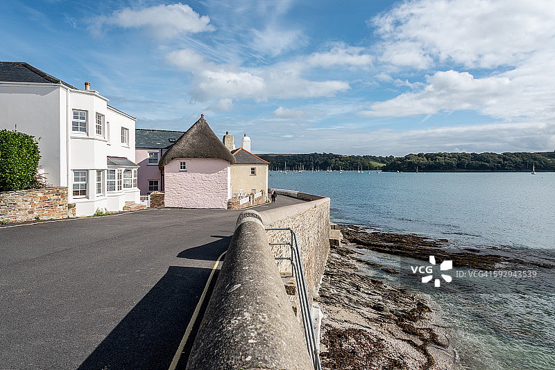 康沃尔圣莫斯海岸线图片素材