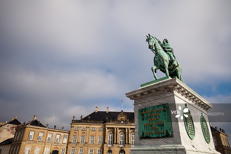 阿美琳堡宫，哥本哈根图片素材